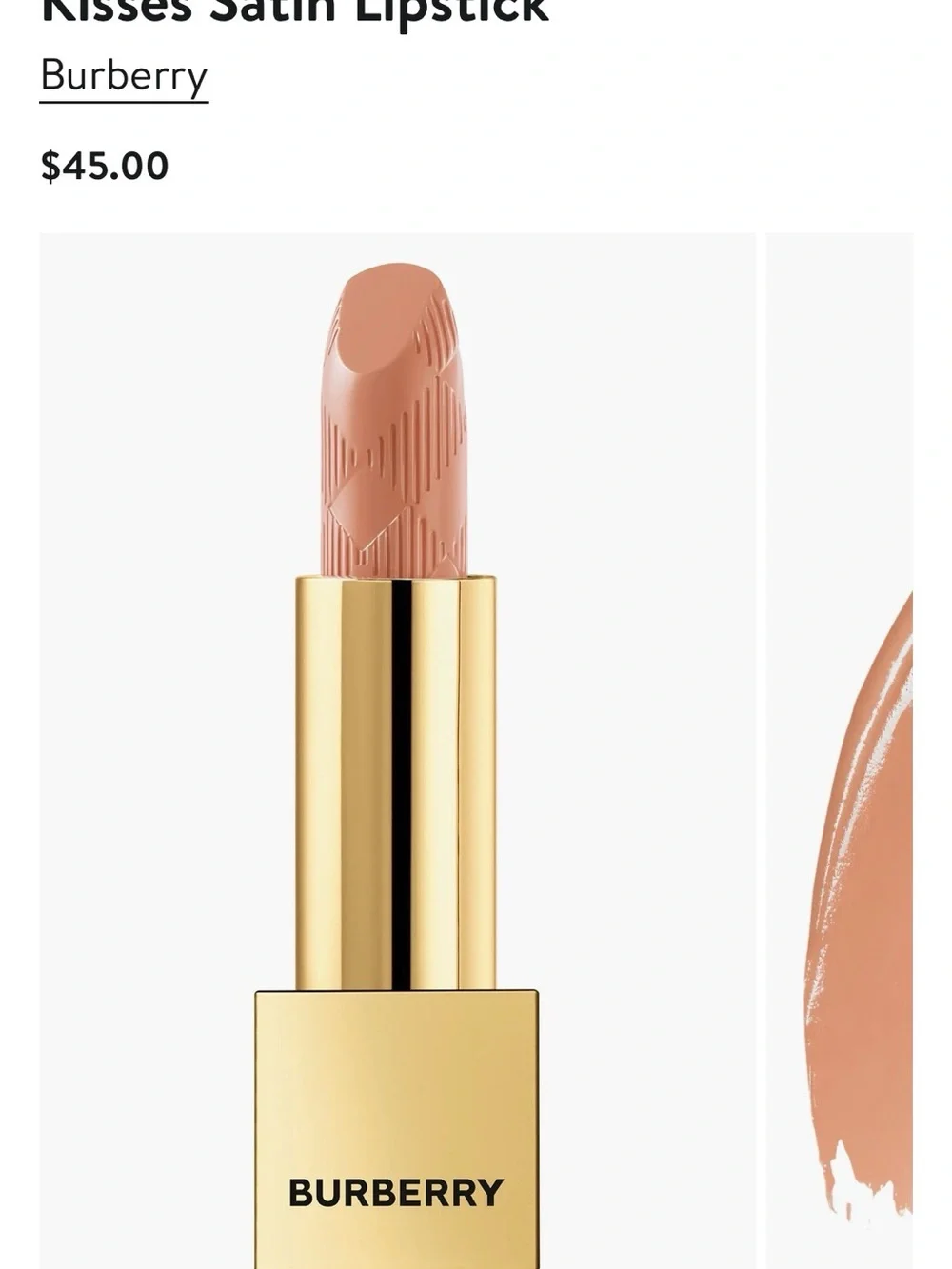 Burberry Satin Lipstick Beige Trench 01